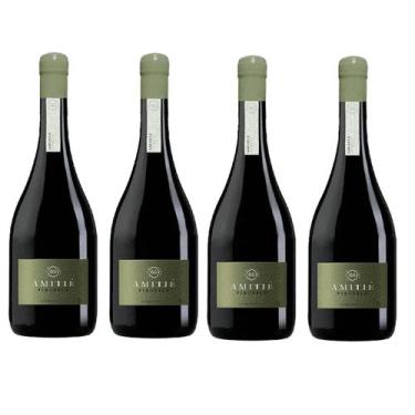 Imagem de Kit 4 Un Vinho Amitié Viognier  750 ml