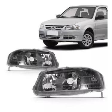 Imagem de Farol gol g4 2006 07 08 09 10 11 12 13 14 mascara cinza par - BBS BIBA