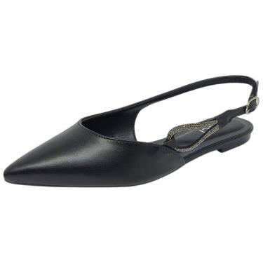 Imagem de Sapatilha Feminina Bico Fino Elegante Fácil Calce Chic Cacci