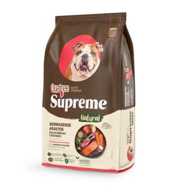 Imagem de Ração Quatree Dermasense Supreme Cães Adulto Raças Médias e Grandes 15Kg