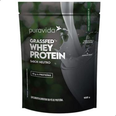 Imagem de Whey Protein Grassfed Natural 900g Pura Vida, Natural
