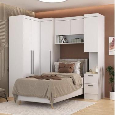 Imagem de Quarto Completo 6 Portas 6 Gavetas 4 Peças Viena Espresso Móveis