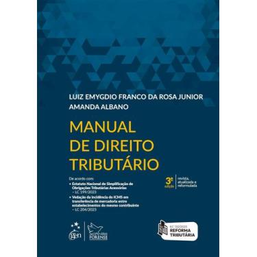 Imagem de Livro - Manual de Direito Tributário - 3ª Edição 2024