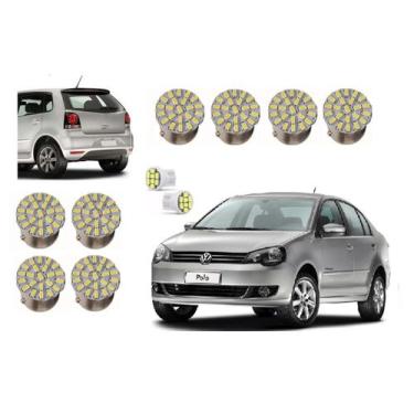 Imagem de Lâmpadas led lanterna pisca ré freio polo 2002 03 04 05 a 16 - VELOX T