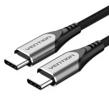 Imagem de Cabo Usb-c P/ Tipo-c Turbo 60w 3a Carga Rápida 1m Vention - Bbacomerci