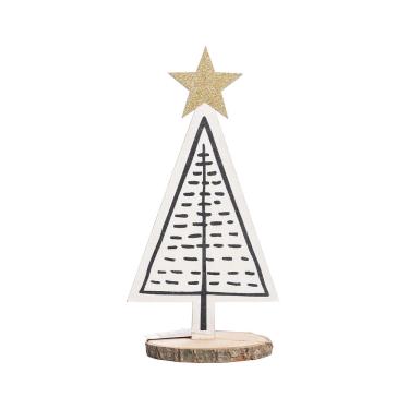 Imagem de Árvore de Natal de Mesa Le em Madeira 29cm