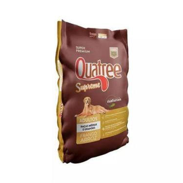 Imagem de Ração Supreme Quatree para Cães Adultos de Porte Médio e Grande Sabor 