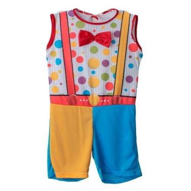 Imagem de Fantasia Palhaço Infantil Festas Carnaval Halloween - MC Presentes, P