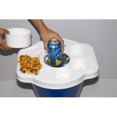 Imagem de Minibar Branco Com Azul Goma