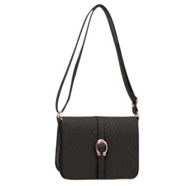 Imagem de Bolsa Feminina Tiracolo Pequena Transversal Austin, Preto