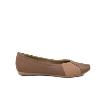 Imagem de Sapatilha Usaflex Conforto Ad0710 Camel, 39, Camel