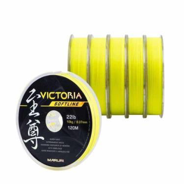 Imagem de Linha De Pesca Victoria Soft Amarelo 600m 0.33mm 16.1lb - Maruri