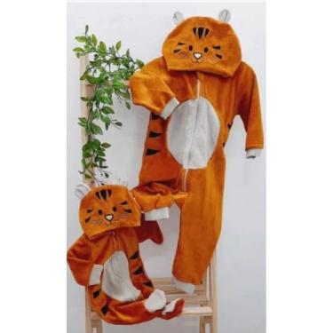 Imagem de Macacao infantil Plush tigre