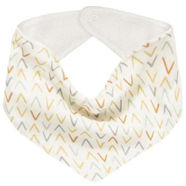 Imagem de Babador Bandana Atoalhado - Triângulos Coloridos - Mini & Co.