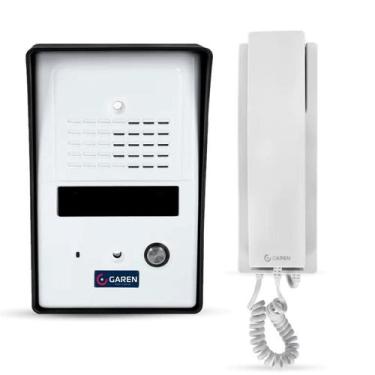 Imagem de Porteiro Eletronico Pp Branco Garen Pe02pb-G