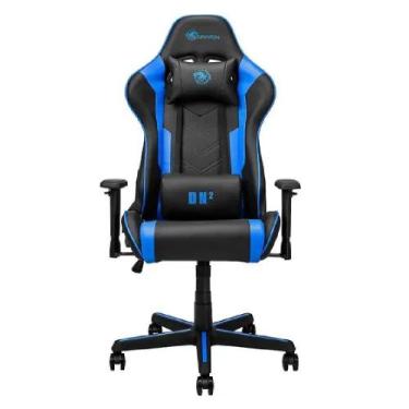 Imagem de Cadeira Gamer Draxen DN2 Preto e Azul Reclinável