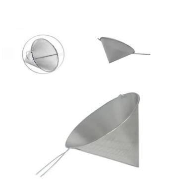 Imagem de Coador De Óleo Cone Peneira Ultrafina Metal Farinaceos N16 - JL