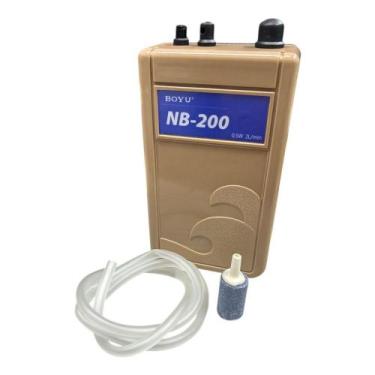 Imagem de Compressor De Ar Boyu Nb-200 2L/Min - A Pilha