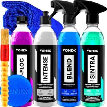 Imagem de Kit Lavagem Automotiva Carro Moto V-Floc Blend Spray Sintra Fast Inten