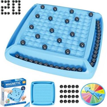 Imagem de Jogo de Xadrez Magnético Portátil: Brinquedo Educativo, Jogo Familiar 