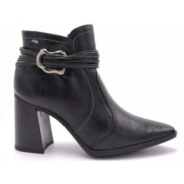 Imagem de Bota Feminina Cano Curto Dakota D2393, Preto, 37