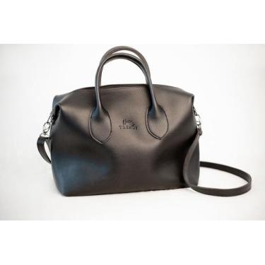 Imagem de Bolsa de Viagem Feminina Baú Mala de Mão Preta New Trendy
