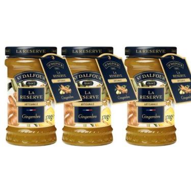 Imagem de Kit 3 Geleia Importada St Dalfour Gengibre La Reserve 170 Gr