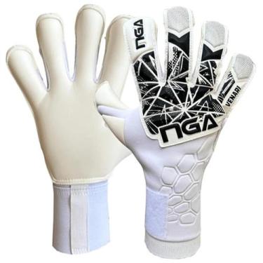 Imagem de Luva De Goleiro NGA Soccer Venari, Branco, 8