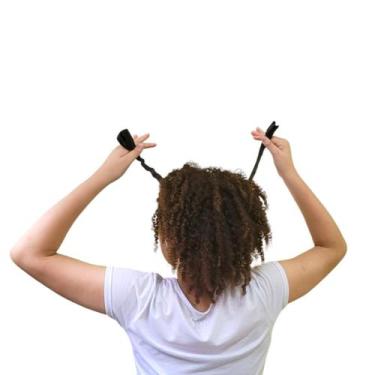 Imagem de 20 Afro Puff Sortidas de Cetim - IsaToucas