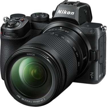 Imagem de Câmera Fotográfica Nikon Z 5 W/ Nikkor Z 24-200Mm F/4-6.3 Vr - Preto-1