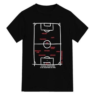 Imagem de Camiseta de Futebol Tricolor Paulista Campeão Mundial 1992 Masculina-Unissex