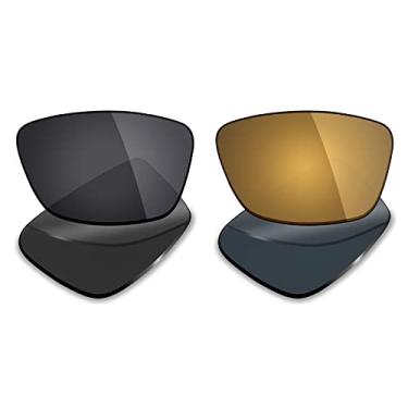 Imagem de 2 pares de lentes polarizadas de substituição para óculos de sol Oakley Conductor 6 – Opções