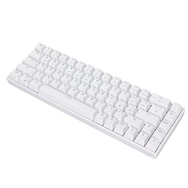 Teclado mecânico universal de jogos 104 teclas retroiluminado teclado USB  com fio para digitação de escritório e jogos