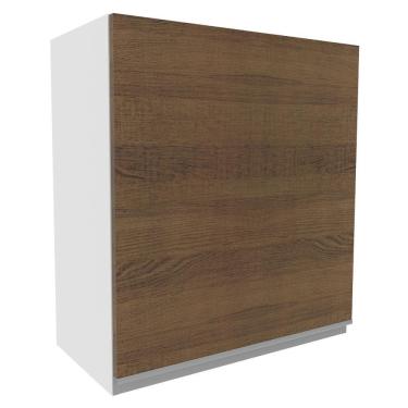 Imagem de Armário Aéreo Madesa Acordes 100% MDF 60 cm 1 Porta - Branco/Rustic