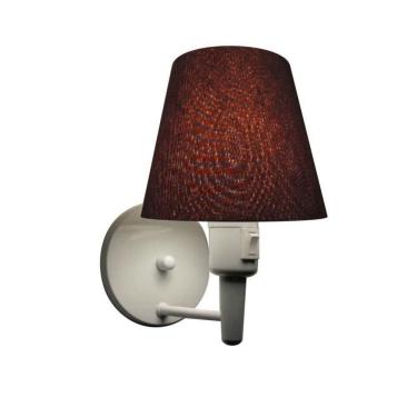 Imagem de Arandela Cone Md-2013 Branco Liga e Desliga Café Bivolt