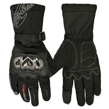Imagem de MTR Luvas impermeáveis de motocicleta luvas quentes de inverno para motocicletas, esqui, equitação, preto, M