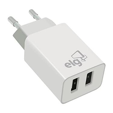 Imagem de ELG WC124A, Carregador de Parede Universal, 2 Portas USB