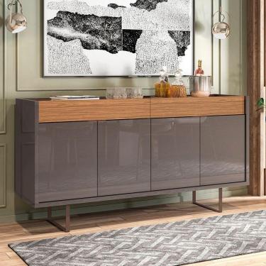 Imagem de Buffet/balcão Berlim Casa D Cor:cinza Perola/noce