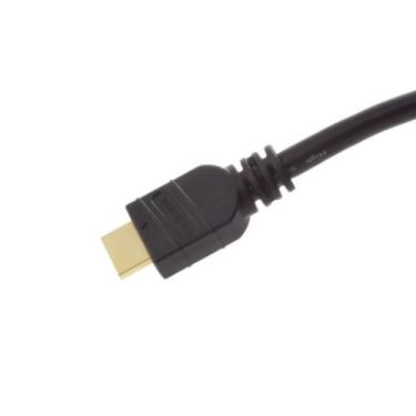 Imagem de Cabo HDMI Tartan 28 AWG de alta velocidade com Ethernet, preto, 3 pés