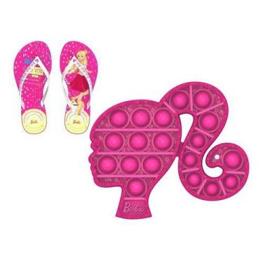 Imagem de Chinelo Grendene Kids Barbie Glam Com Pop It 22788