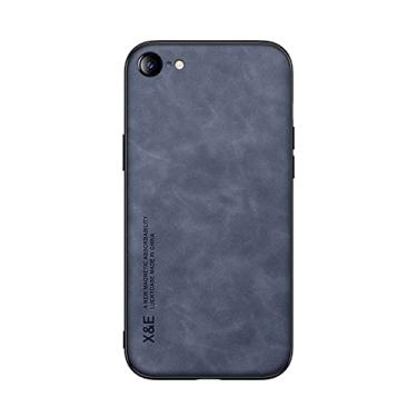 Imagem de Kepuch Silklike Capa para iPhone 7/8 - Case Placa de Metal Embutida para iPhone 7/8 - Azul