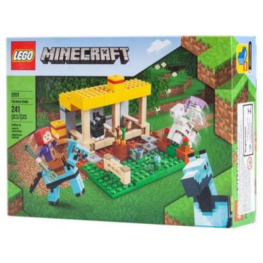 Imagem de Lego Minecraft O Estábulo De Cavalos 241 Peças - 21171