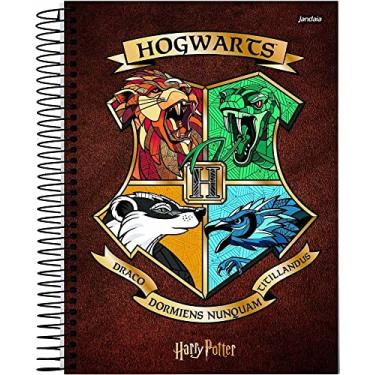 Imagem de Caderno Espiral 1/4 96 Folhas Harry Potter Jandaia