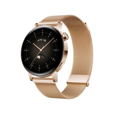 Imagem de Smartwatch Huawei Gt3 42mm Dourado 4Gb - Bluetooth