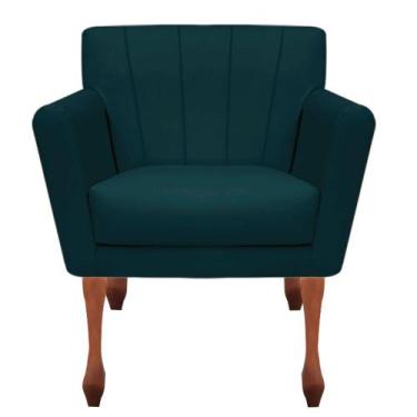 Imagem de Poltrona Cadeira Confortável Para Sala Recepção Sala Espera Clinicas H