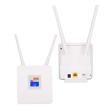 Imagem de Roteador WiFi 4G LTE CPE, Roteador WiFi de 3 Interfaces de Rede, Roteador WiFi Plug and Play de Força de Sinal Melhorada Com Slot para Cartão SIM para Monitores