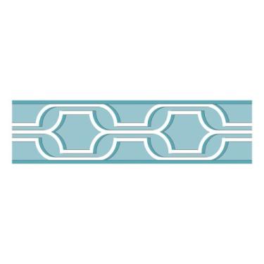 Imagem de York Wallcoverings KB8644BDSMP Bistro 750 Linen 20,3 x 25,4 cm Amostra de nota de borda de papel de parede