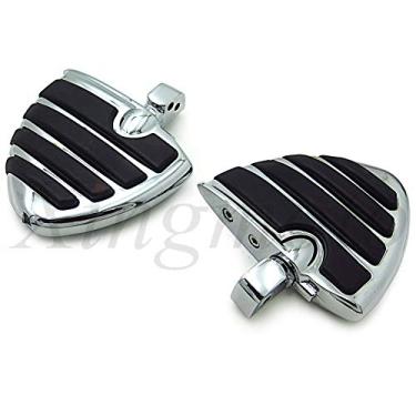 Imagem de NBX- (312-G+PA003) substituição de mini placas de piso cromadas com adaptadores compatíveis com Yamaha V-Star 1000 650 Royal Star V-Max Virago Stryker /