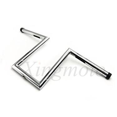 Imagem de NBX- 20,32 cm Gancho de 10,16 cm Barra de guidão Ape-Hanger 2,54 cm para compatível com XL Sportster Dyna Bobber