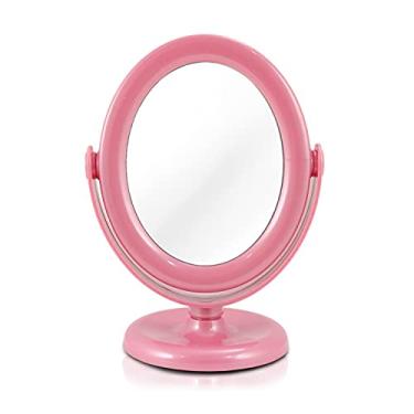 Imagem de Espelho de Mesa Dupla Face Jacki Design - Rosa